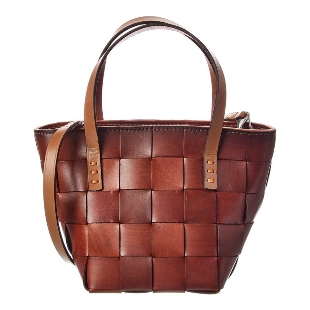 Dragon Diffusion Japan Mini Leather Tote, Brown